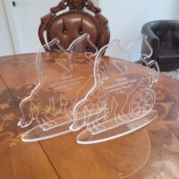 Pokale, Deutsche Jugendmeisterschaft, Acryl gelasert und graviert