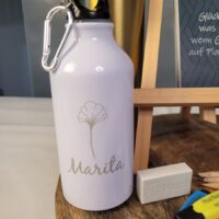 Trinkflasche Lasergravur Namen
